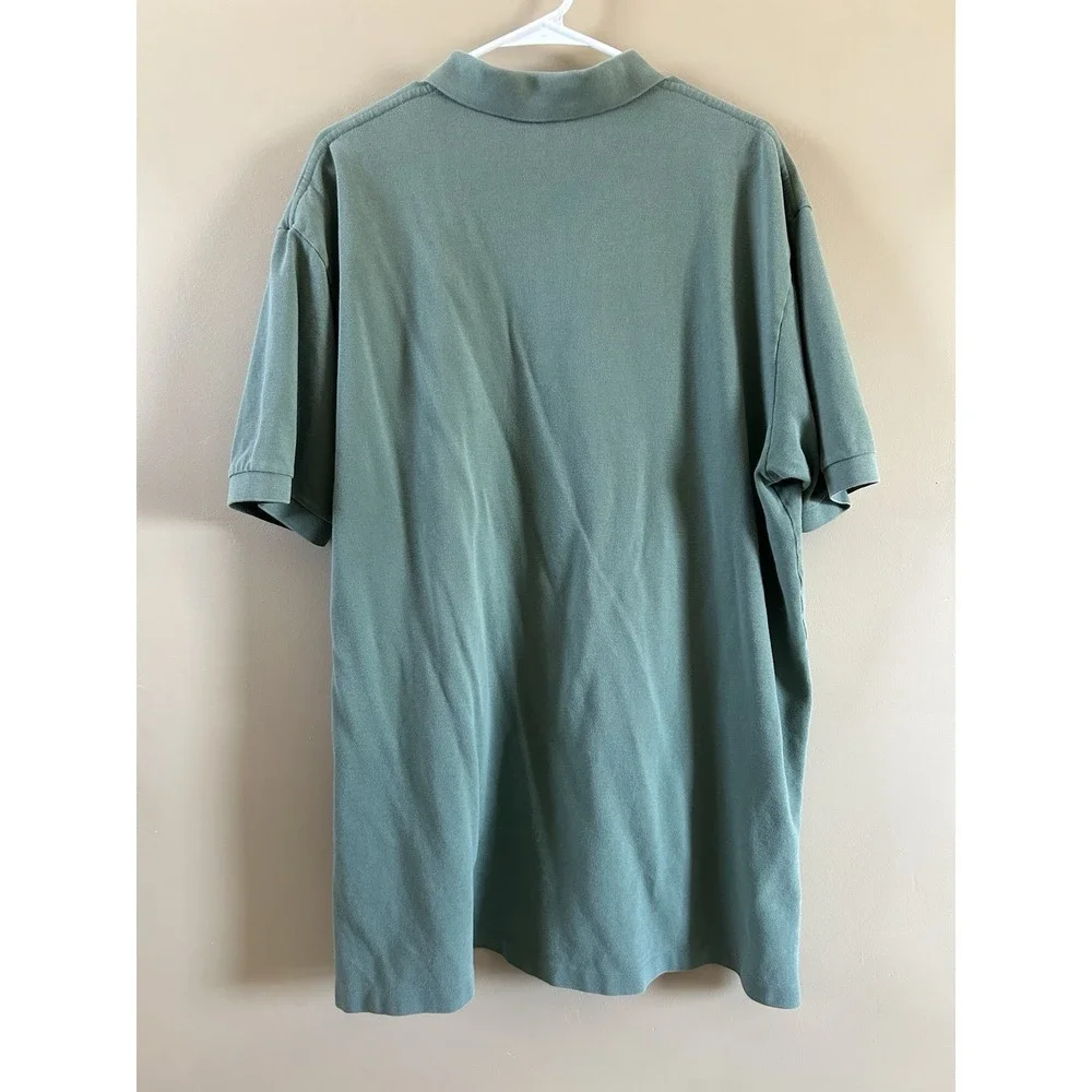 Polo Ralph Lauren Forest Green Men's 2XL Short Sleeve Collared Shirt Pony